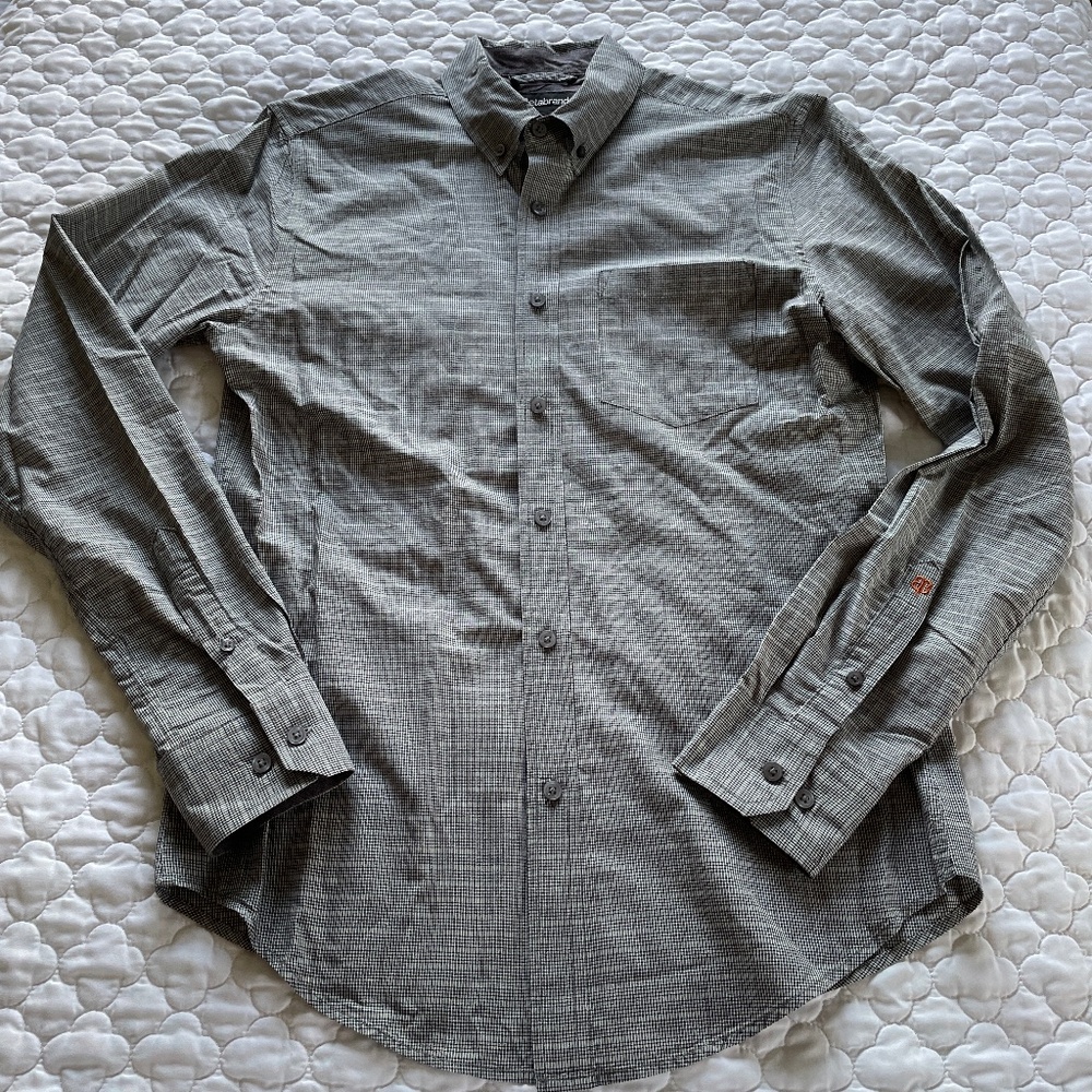 Betabrand Button Down Shirt Size Small Organic Cotton‎